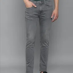 Louis Philippe Grey Slim Fit Jeans image 1