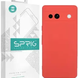 Sprig TPU Matte Back Cover for Google Pixel 7A 5G (Red)-image-33