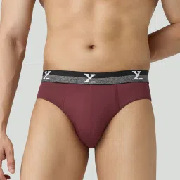 XYXX Riot Red Cotton Briefs image 1