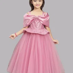 Pink Chick Kids Pink Sequence Gown image 1