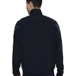 ALCIS Navy Regular Fit Colour Block Jacket image 2