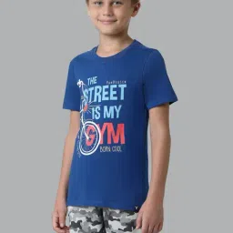 Van Heusen Regular Fit Smart Tech Easy Stain Release T-Shirt - Monaco Blue image 3