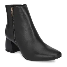 El Paso Women's Black Casual Booties image 2