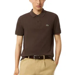 Lacoste Brown L.12.12 Pique Slim Fit Polo T-Shirt-picture-34