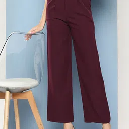 BAESD Women Regular Fit Mid-Rise Easy Wash Cargos Trousers-picture-23