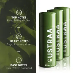 Ustraa O.G Deodorant & Hair Wax Strong Hold Wet Look - Set of 2 image 4