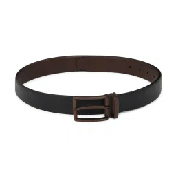 Van Heusen Black & Brown Reversible Leather Belt for Men image 1