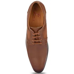 El Paso Men's Tan Derby Shoes image 3