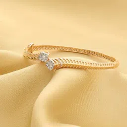 P.N.Gadgil Jewellers Opulen Grid Gold & Diamond Bangle for Women-image-28