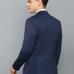 Allen Solly Navy Blue Slim Fit Blazer image 2