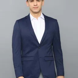 Allen Solly Navy Blue Slim Fit Blazer image 1