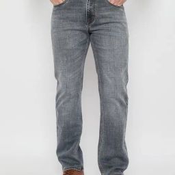 Duke Grey Blended Regular Fit Washed Jeans-picture-36