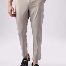 HERE&NOW Men Slim Fit Chinos Trousers-image-95