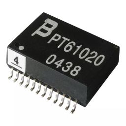 Bourns XFMR, 10/100/1000 BASE-T, POE, 4P, SMD Model No - PT61020EL-picture-0