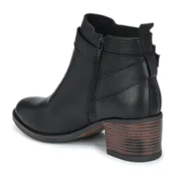 Delize Women's Black Casual Booties image 4