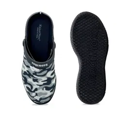 KazarMax Boys Black & White Printed Clogs image 3