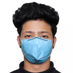 Oriley N95 5 Layer Disposable Face Mask with Nose Pin and Earloop Sky (Pack of 5 Pcs)-picture-46