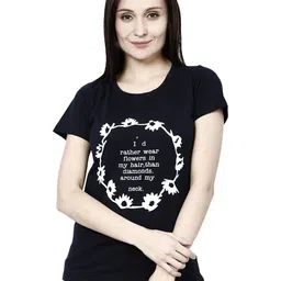 Moda Rapido Women Printed Bio Finish Pockets T-shirt-image-63