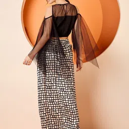 Antheaa Embellished Top With Skirt  Co-Ords image 4