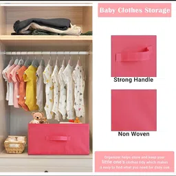 Kuber Industries Pink & Green 4 Pieces Drawer Organisers image 4