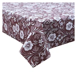 Dakshya Industries PVC Rectangle Table Cover Beige image 4