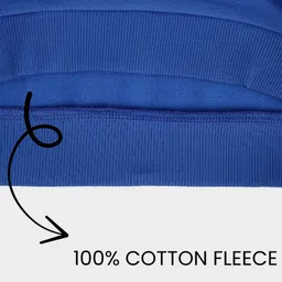Orange Sugar 100% Cotton Knit Full Sleeves Polar Bear Printed Light Winter Sweatshirt - Blue image 5