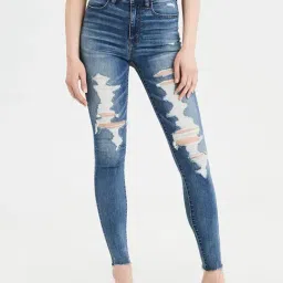 American Eagle Outfitters Blue Skinny Fit High Rise Jeans-picture-47