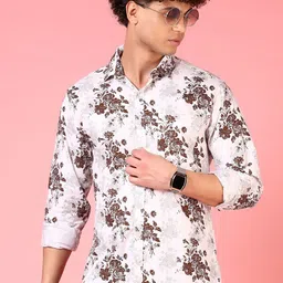 V-Mart Men Floral Opaque Printed Casual Shirt-image-68