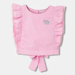 Elle Kids Pink Cotton Top image 1