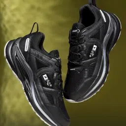 Asian Men EVEREST-05 Black Running Shoes image 1
