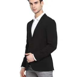 Turtle Black Regular Fit Blazer image 3