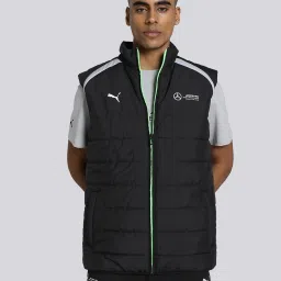 Puma Mercedes-AMG Petronas Formula 1 Black Regular Fit Quilted Sports Jacket image 1