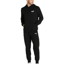 Puma Essentials Black Hooded Sweatshirt image 5