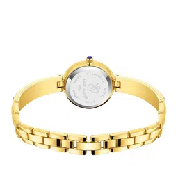 SANSIMAYO Unisex Dial & Stainless Steel Bracelet Style Straps Analogue Watch SM-L-243-G-G-OR image 2