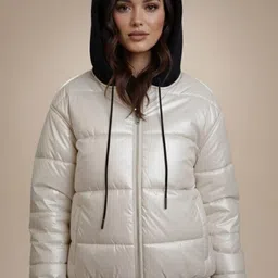 Wineberry Women Fleece Lightweight Puffer Jacket-picture-33