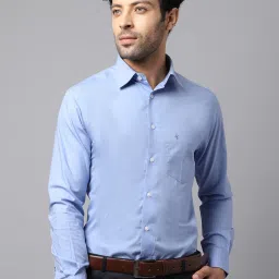 Cantabil Light Blue Regular Fit Shirt image 1