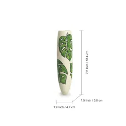 exclusivelane ExclsuiveLane Lush Life White Ceramic Magnetic Fridge Planter image 5