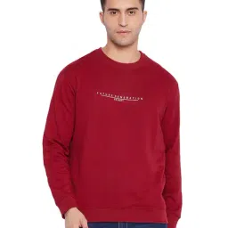 Cantabil Maroon Regular Fit Sweatshirt-image-45