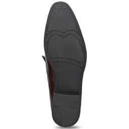 El Paso Men's Brown Formal Moccasins image 4