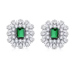 Anayra 92.5 Sterling Silver Classic Earrings for Women-picture-17