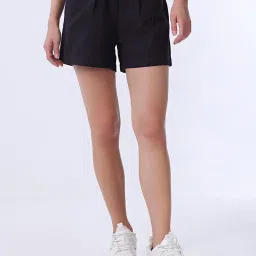 Cover Story Black Regular Fit Shorts image 1
