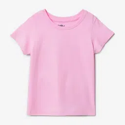 The Souled Store Pink Girls Cotton T-Shirt-picture-14