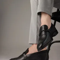 Rare Rabbit Men's Black Loafers image 1