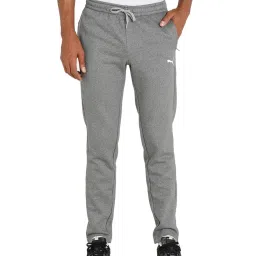 Puma Grey Cotton Trackpants image 1