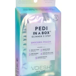 VOESH Glimmer Pedicure In A Box 5 Step Unicorn Glimmer image 1