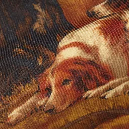 Polo Ralph Lauren Men Checked Silk Harry The Dog Printed Broad Tie image 2