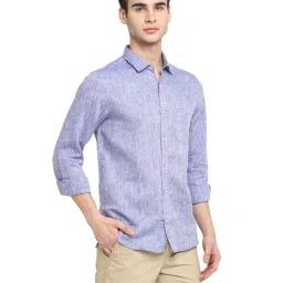 Turtle Blue Slub Shirt image 4