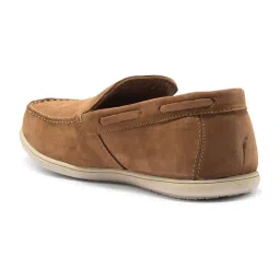 Woodland Men's Cashew Brown Boat Shoes image 5