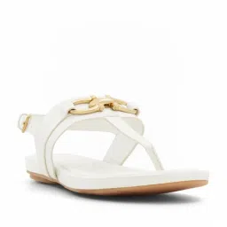 Aldo Women's AFOETHA White T-Strap Sandals image 1