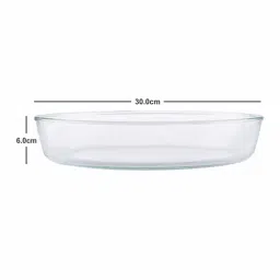ROXX Transparent Glass Oval Bowls - Set of 2 image 3